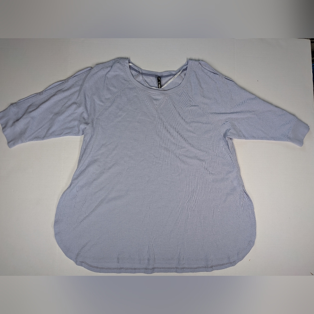 Calvin Klein Performance Lavender Women's Top 3/4 Length 2X